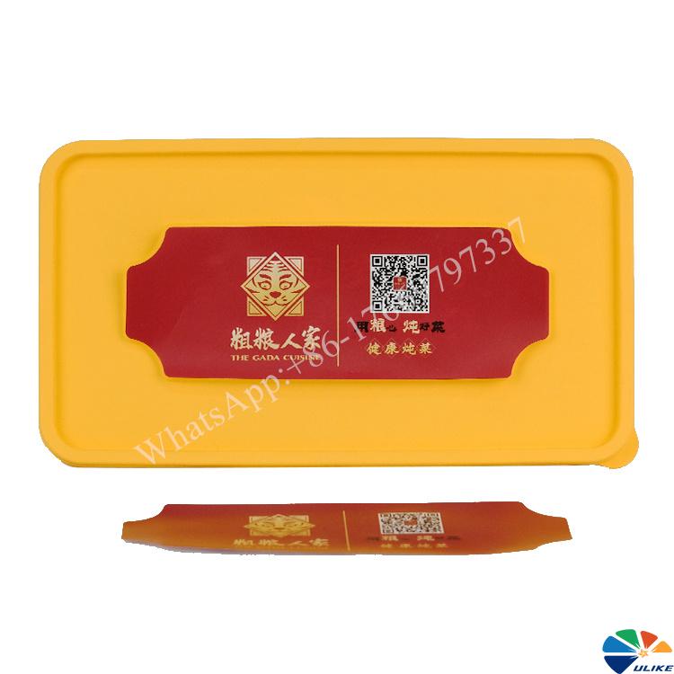 Plastic Injection Label For fast food package box Fast food packaging fast food box container case