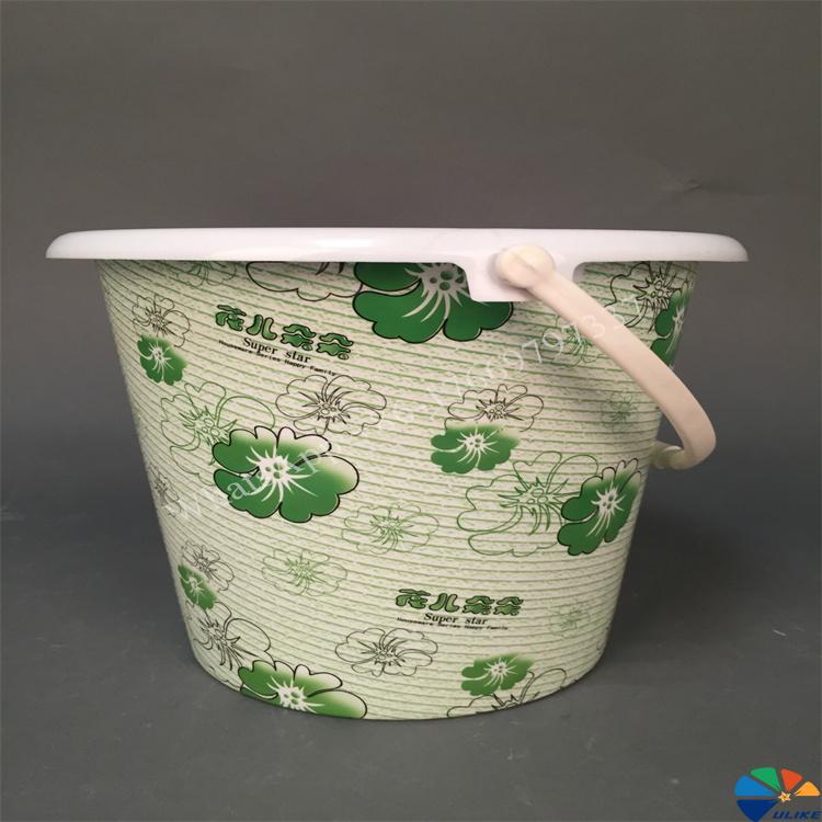 In-mold graphics For Laundry bucket Mop Bucket pail dolly tube washing bucket water tank barrel keg pail