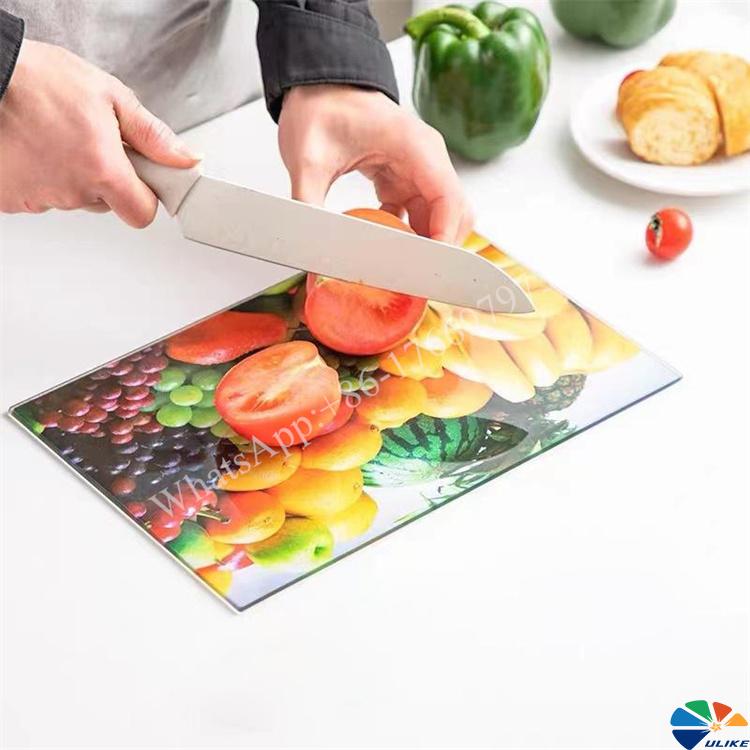 In-mold film for cutting board chopping board