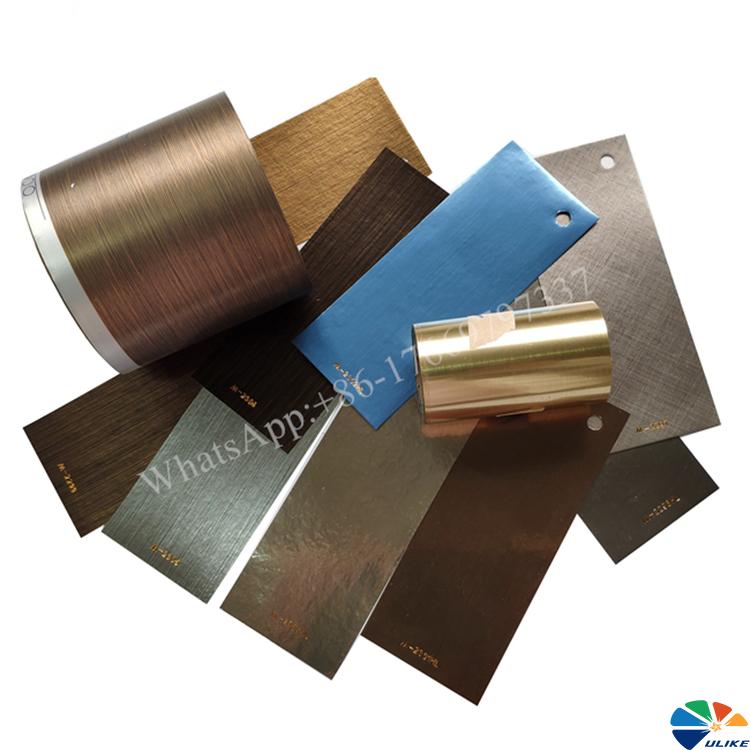 New Korea Original Designs Metallic Hot Stamping Foil Metallic Heat Transfer Film for PS Louvers