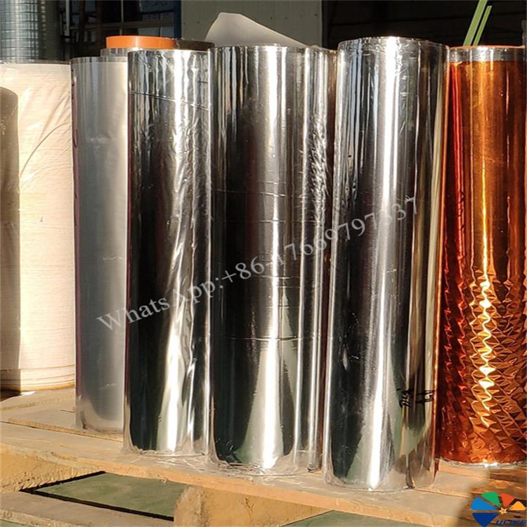 China Manufacturers' Metallic Hot Stamping Foil PET Heat Transfer Flim for Plastic PVC Panel