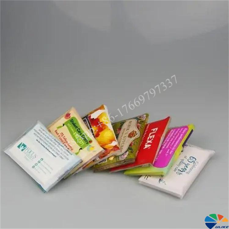 portable folding plastic bags for tissues