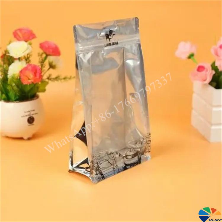 eight-sided seal bag square coffee packaging