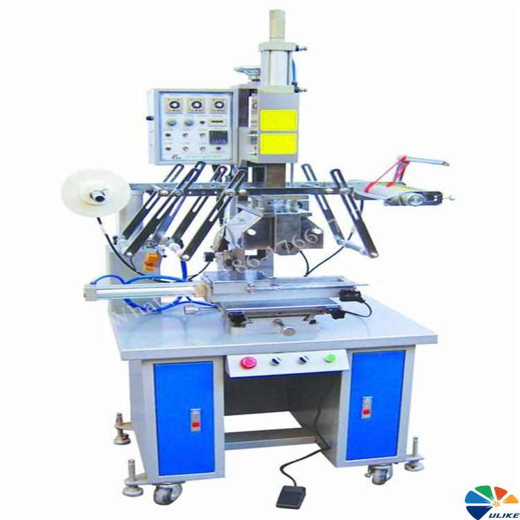 hot stamping machine for flat and wide product