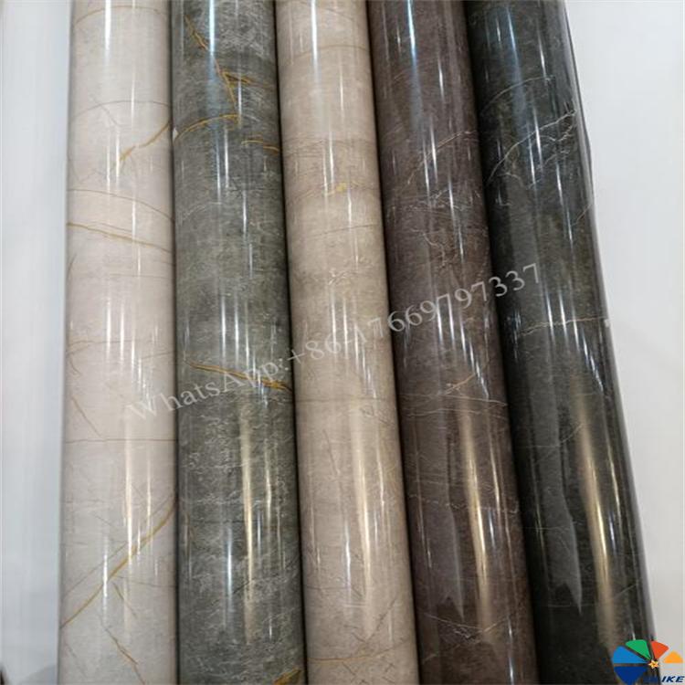 marble pattern pvc lamination film, marble design pvc film for furniture doors speakers cabinets profiles wall panels gift boxes steel panel, PVC marble design Decorative Film For Kitchen Cabine