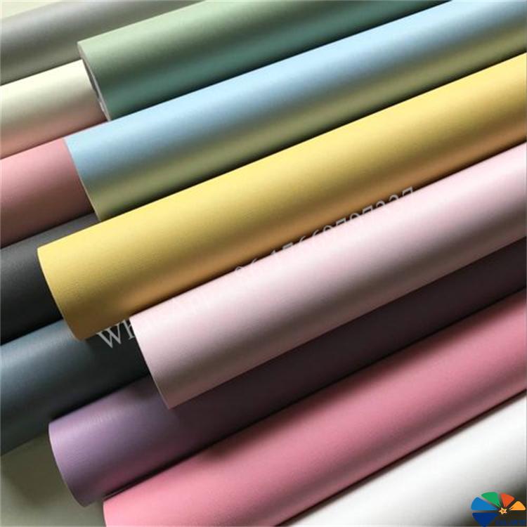 technology solid color PVC decorative laminating film, pvc lamination film for cold and hot lamination on furniture wall panel wpc profile baseboard home decor,