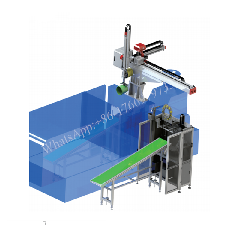 In Mold Labelling Machine And Robot